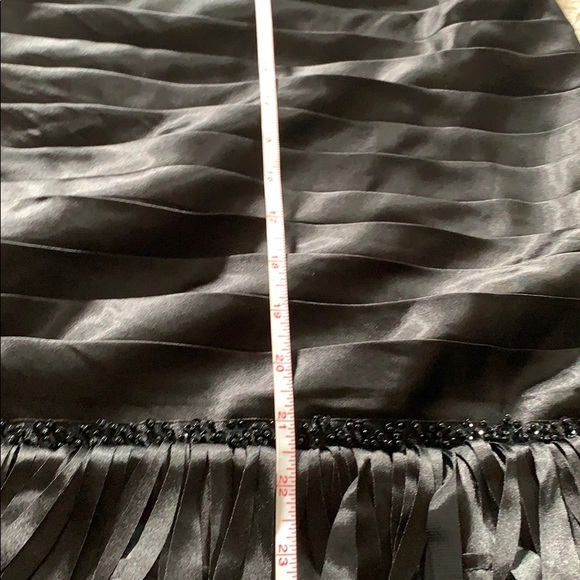 Black Silk Fringe Dress - Picture 8 of 8